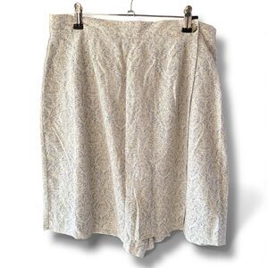 90s Fundamental Things Paisley Printed Skorts|Preppy|Casual|Girlhood|Vintage Med